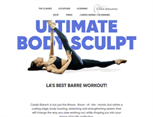 Tablet Screenshot of cardiobarre.com